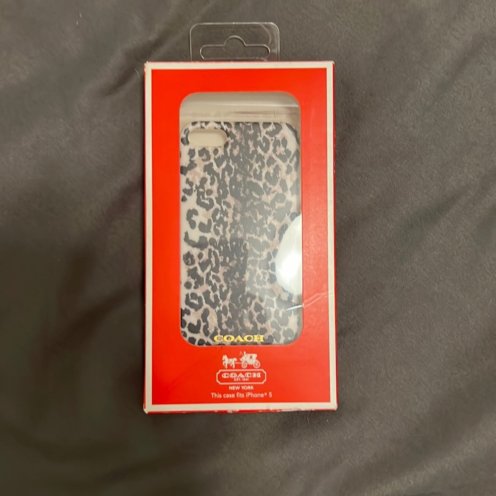 Coach case for iPhone 5